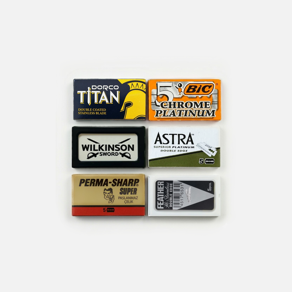 Double Edge Razor Blades Sample Kit 3: The Global Syndicate