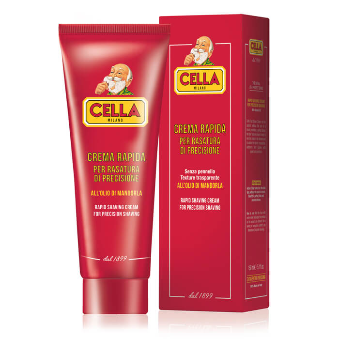 Cella Milano Almond Oil Shaving Cream Tube 150ml