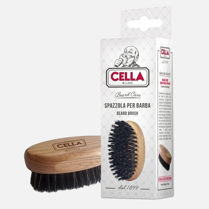 Cella Milano Beard Brush in Boar Bristle and Nylon