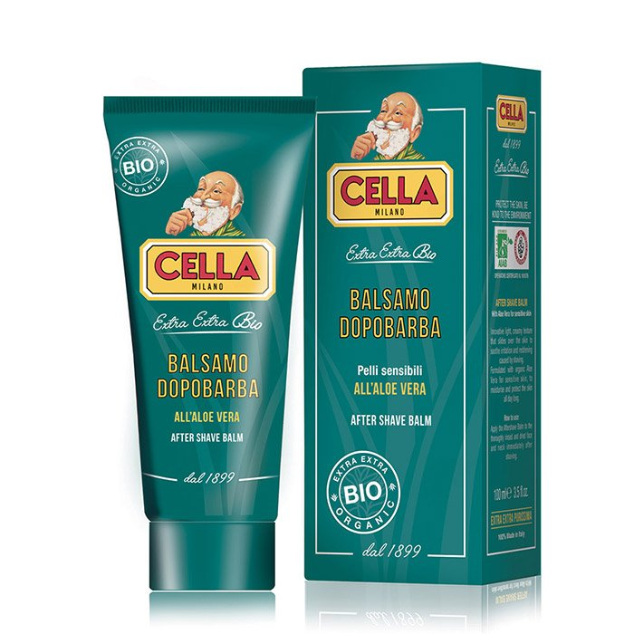 Cella Milano Organic Aftershave Balm with Aloe Vera 100ml