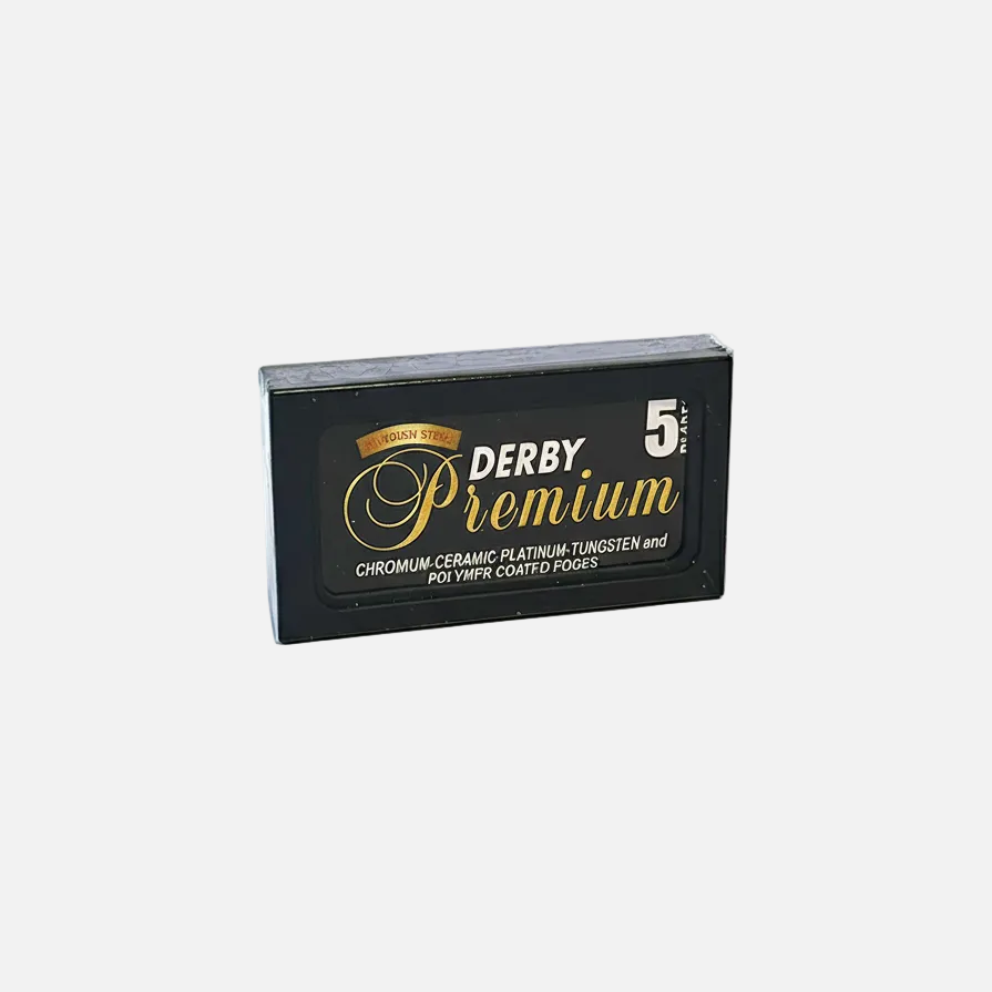 Derby Premium Double Edge Razor Blades (pack of 5)