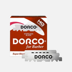 Dorco Red Half-Blade Single-Edge Razor Blades (pack of 100)