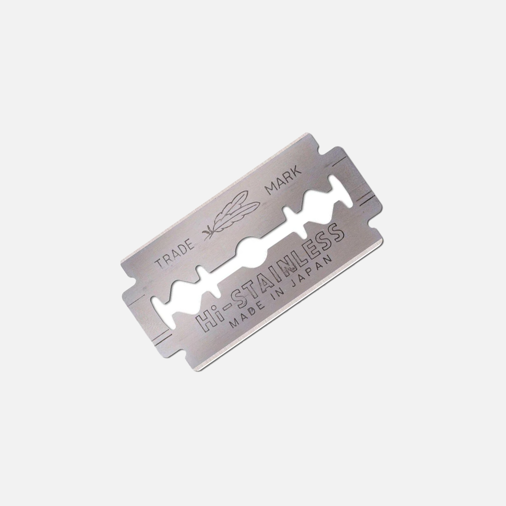 Feather Hi-Stainless Double Edge Razor Blades (pack of 5)