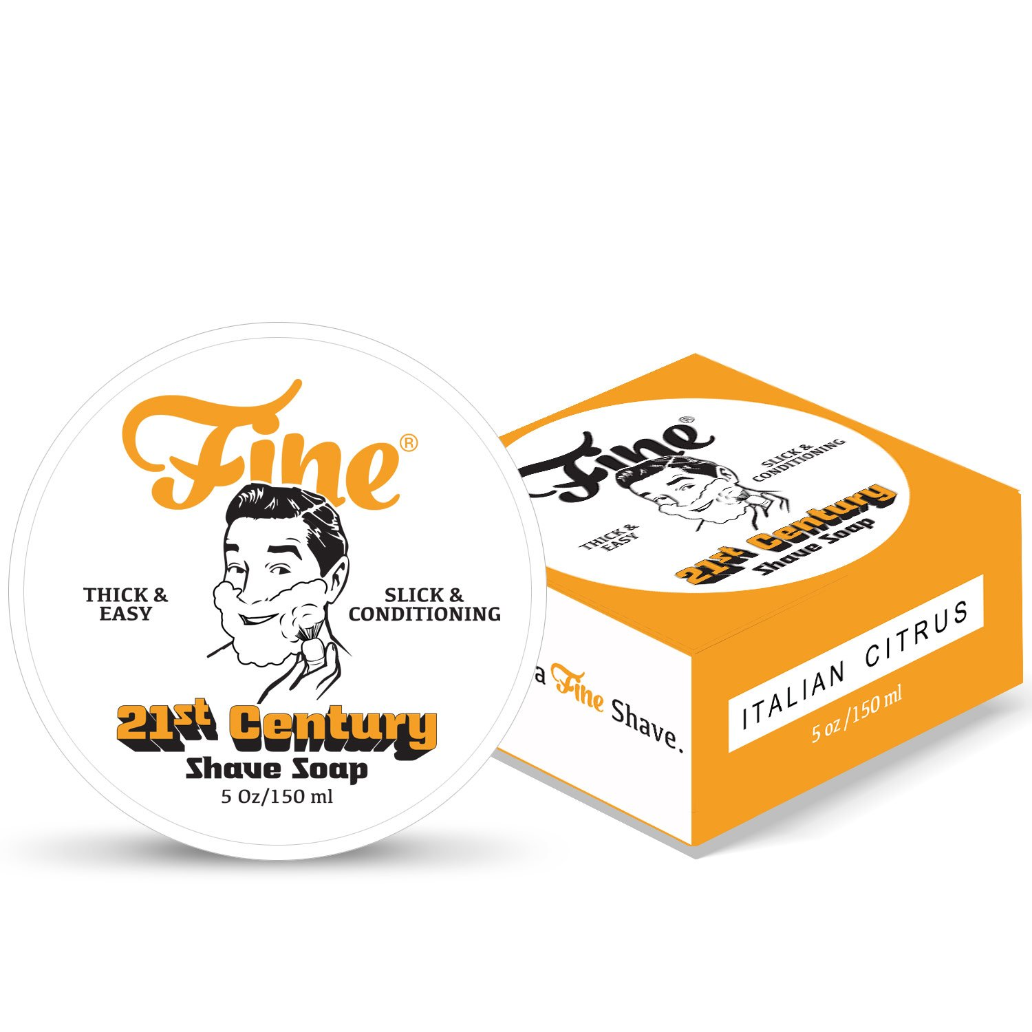 Fine Accoutrements Italian Citrus Shaving Cream 150ml New Formula
