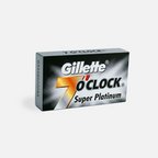 Gillette 7 O'Clock Super Platinum Double Edge Razor Blades (pack of 5)