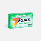 Gillette 7 O'Clock Super Stainless Double Edge Razor Blades (pack of 5)