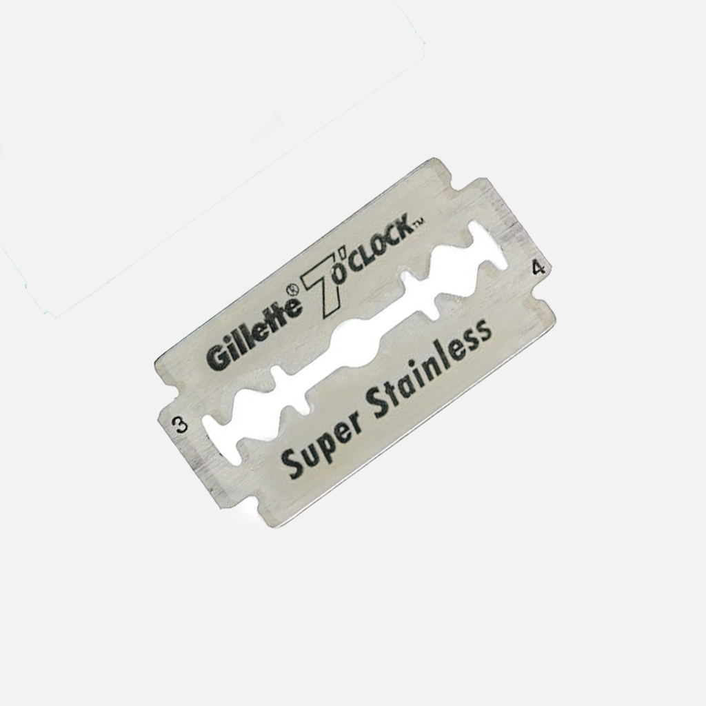 Gillette 7 O'Clock Super Stainless Double Edge Razor Blades (pack of 5)
