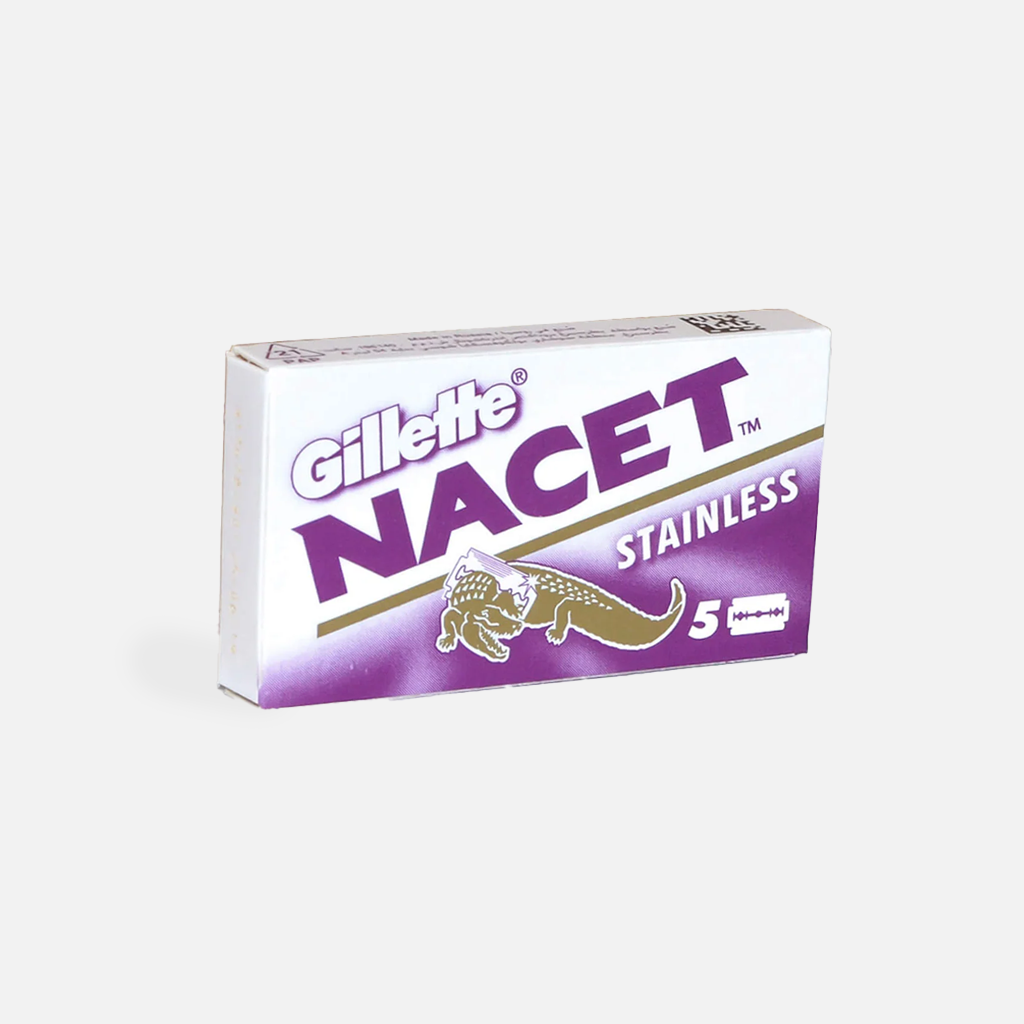Gillette Nacet Stainless Razor Blades (pack of 5)