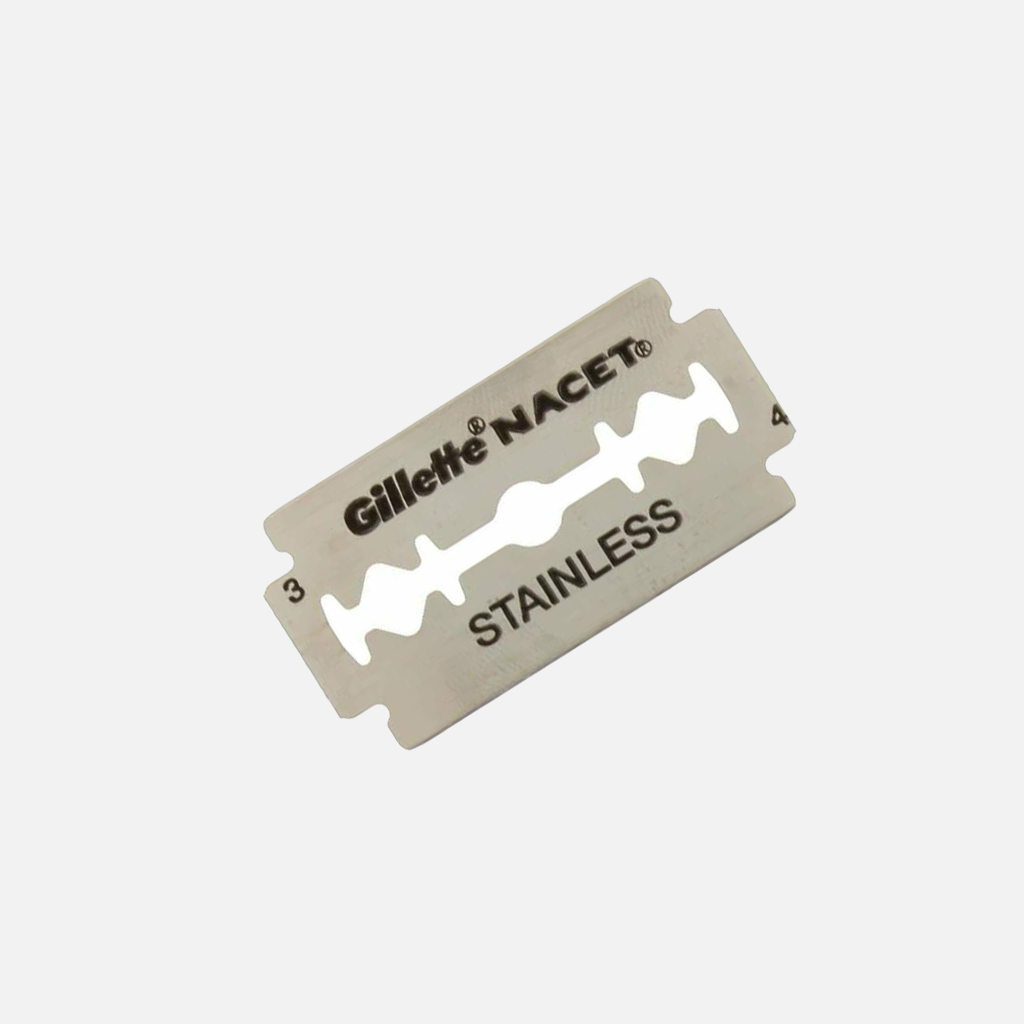 Gillette Nacet Double Edge Razor Blades (pack of 5)