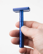 Henson Shaving AL13 Steel Blue Medium Safety Razor