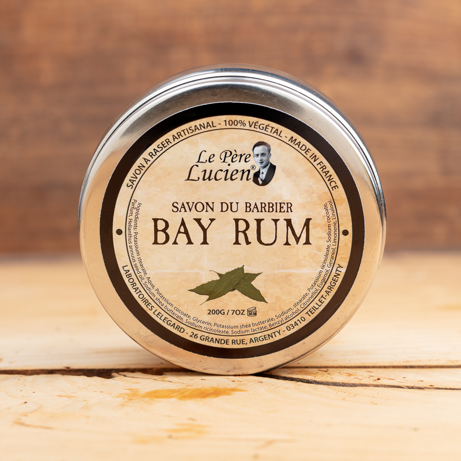 Le Père Lucien Bay Rum Shaving Soap 200g
