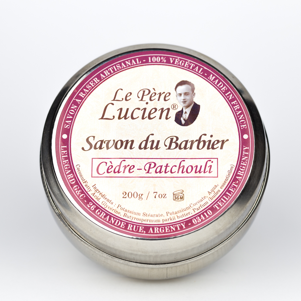 Le Père Lucien Cedar & Patchouli Shaving Soap 200g