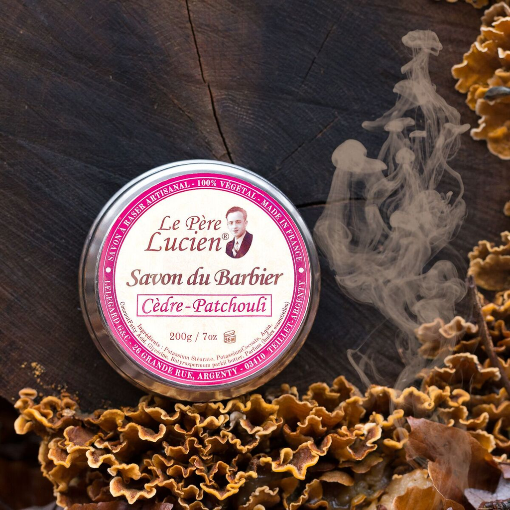 Le Père Lucien Cedar & Patchouli Shaving Soap 200g
