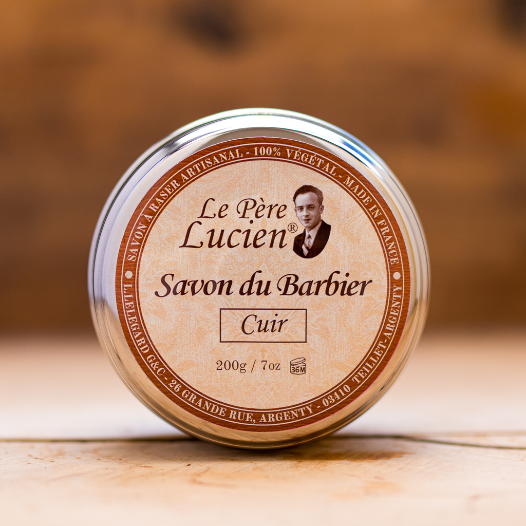 Le Père Lucien Cuir Shaving Soap 200g