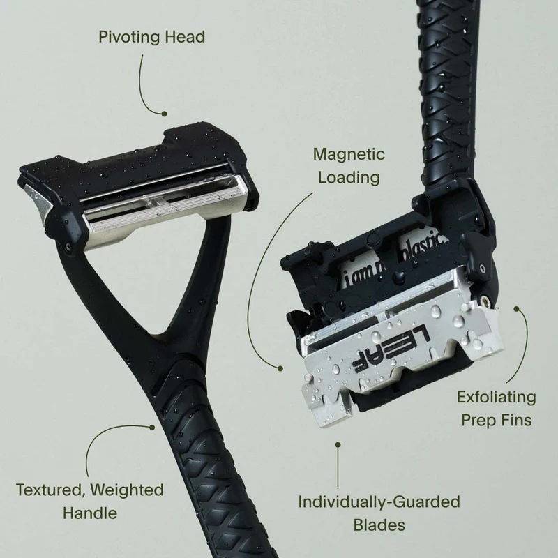 Leaf Shave Leaf Two Black Safety Razor