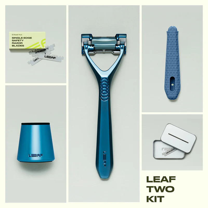 Leaf Shave Leaf Two Glacier Razor Kit