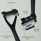 Leaf Shave Leaf Two Silver Safety Razor