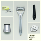 Leaf Shave Leaf Two Silver Safety Razor
