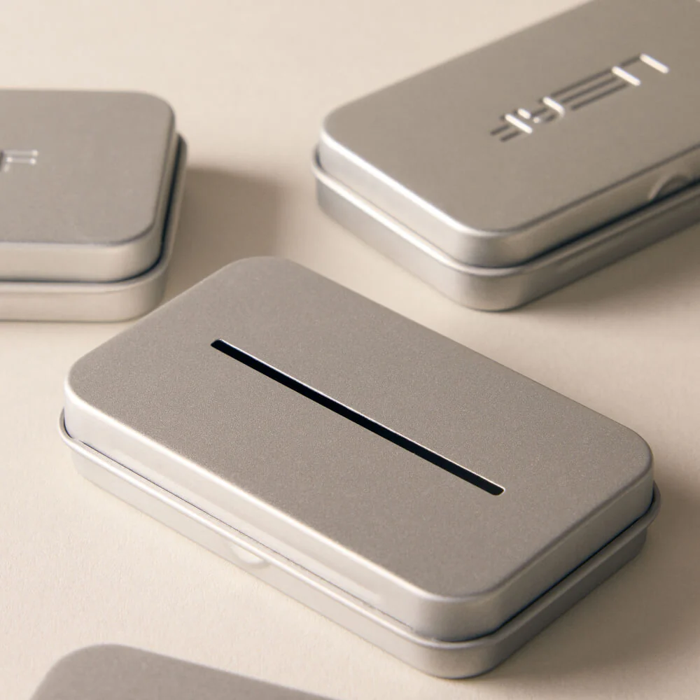 Leaf Shave Recycling Tin