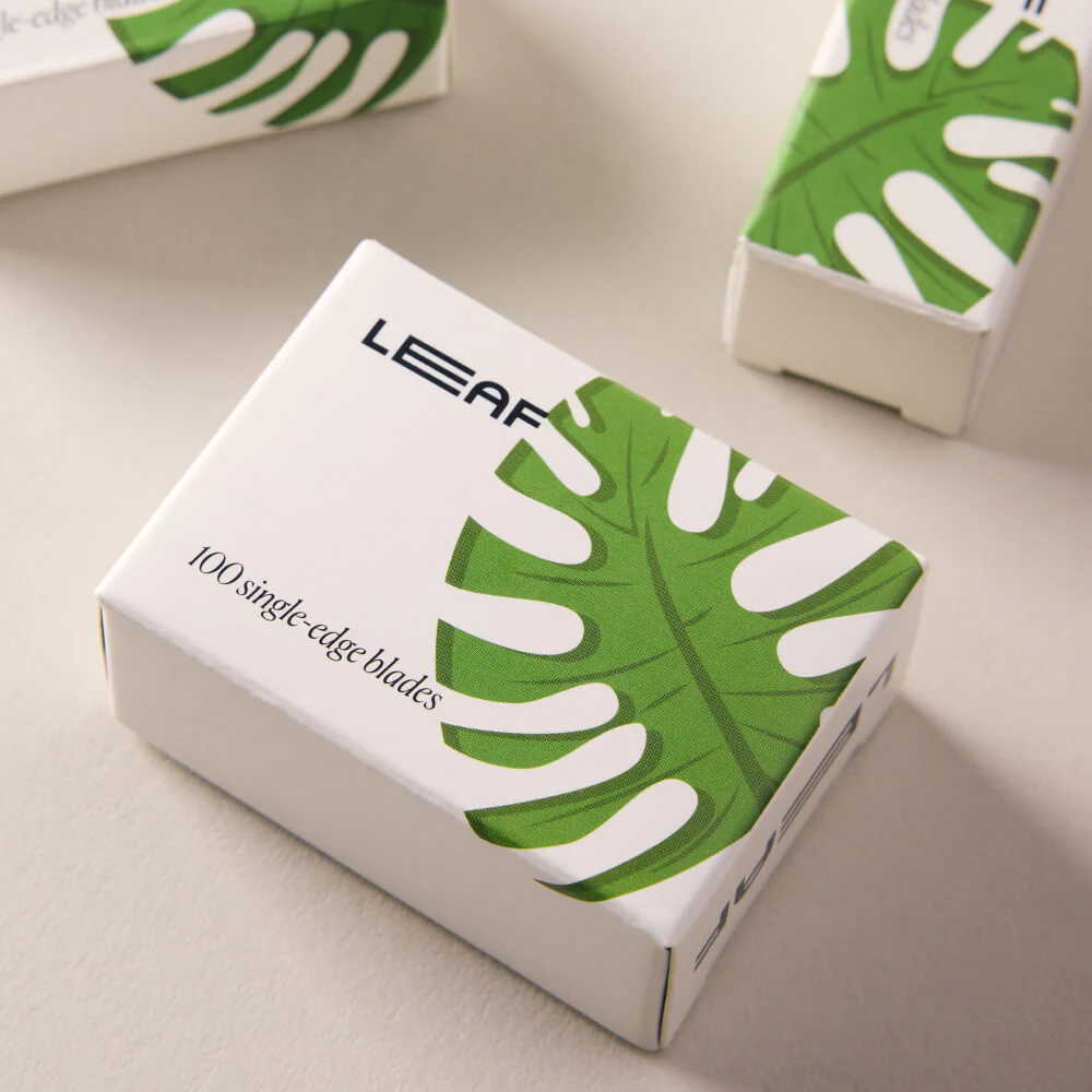 Leaf Shave Single-Edge Razor Blades 100 Pack