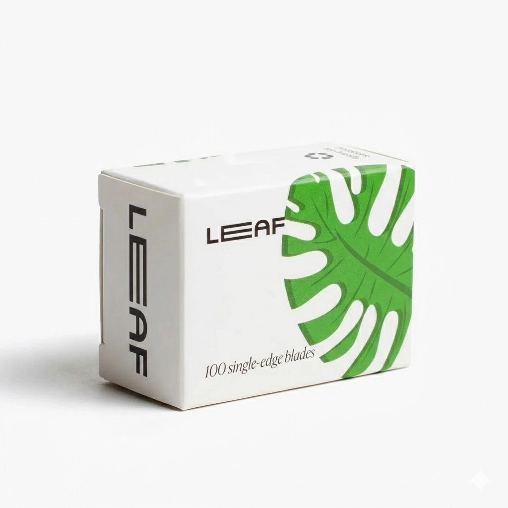 Leaf Shave Single-Edge Razor Blades 100 Pack