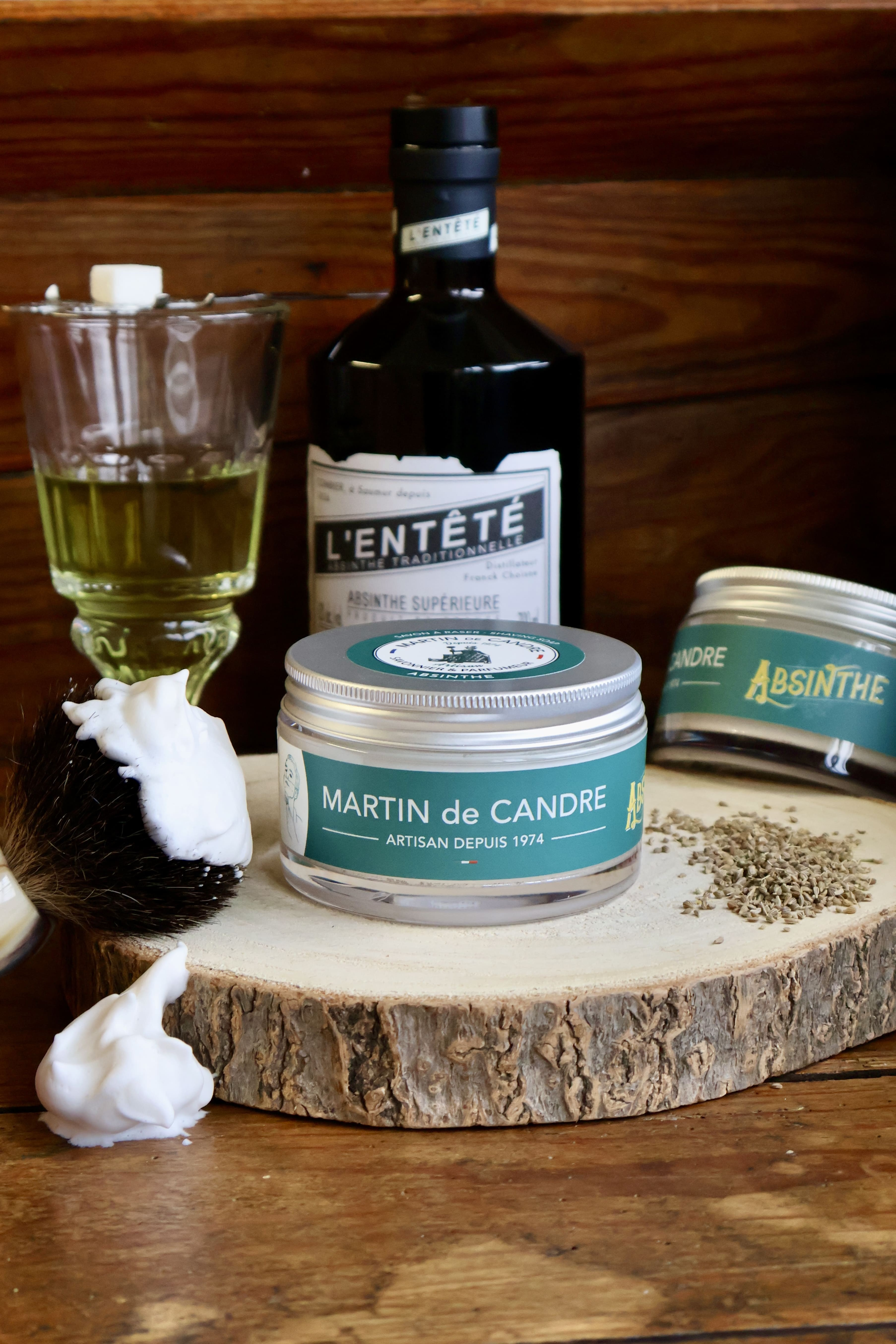 Martin de Candre Absinthe Shaving Soap 200g