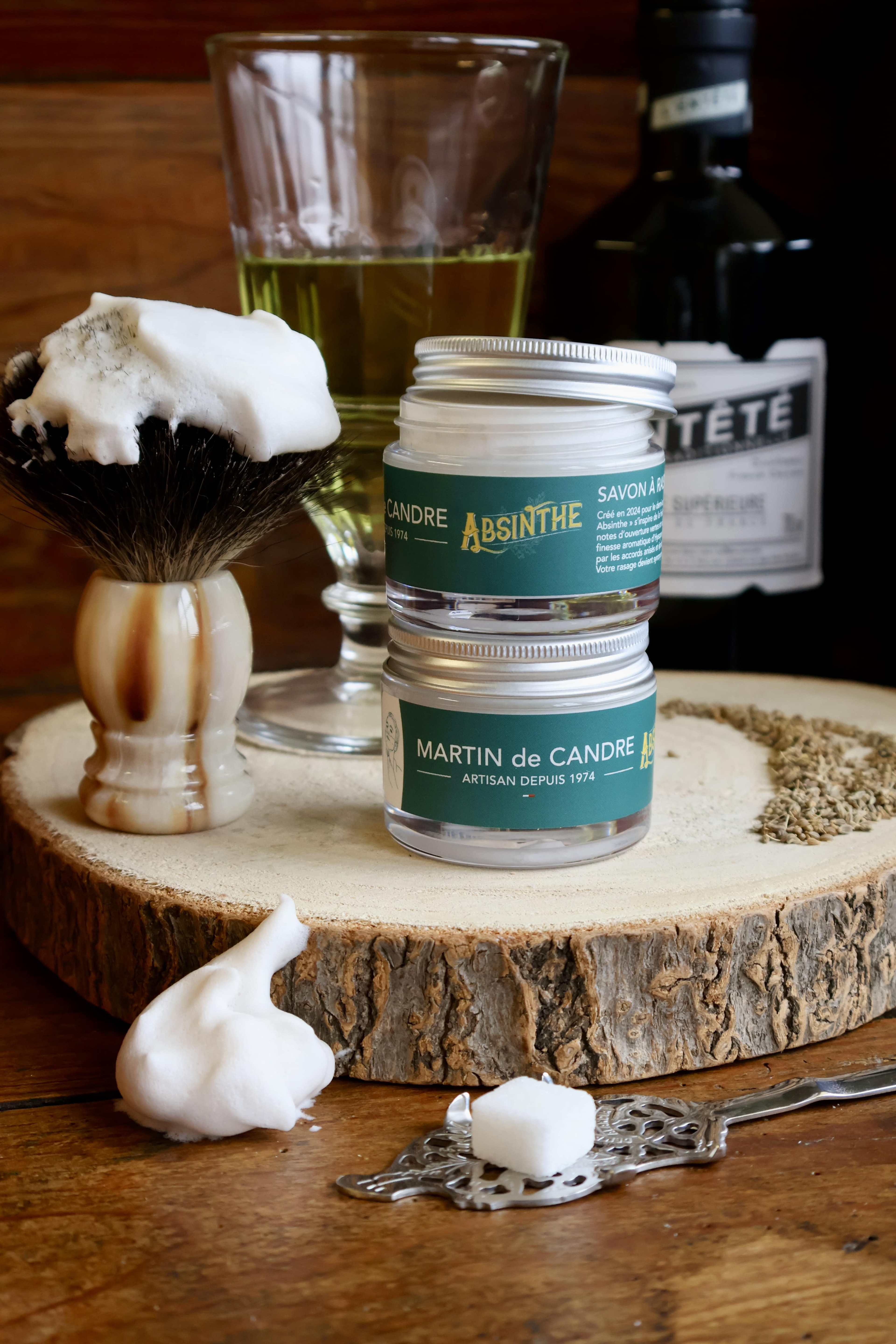 Martin de Candre Absinthe Shaving Soap 50g
