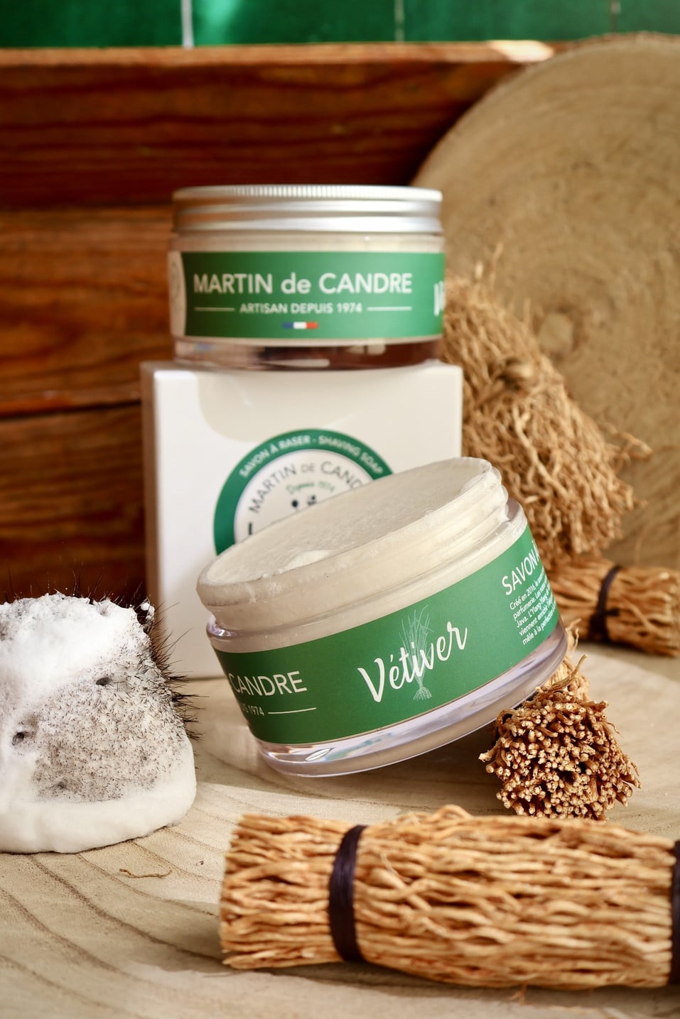 Martin de Candre Vetyver Shaving Soap 200g