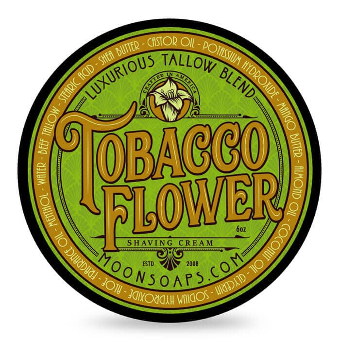 Moon Soaps Tobacco Flower Shaving Cream 170g