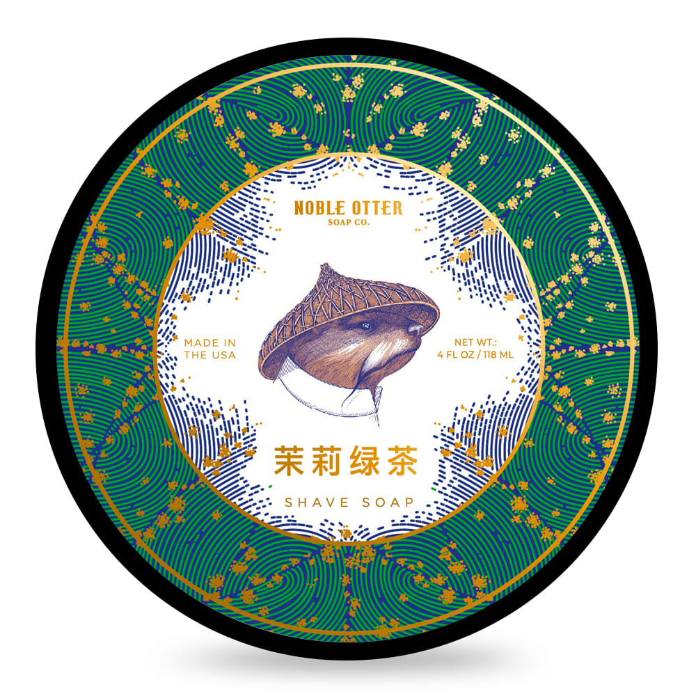 Noble Otter Jasmine Green Tea Shaving Soap 118ml