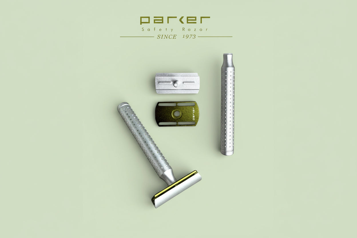 Parker Aeroshave Aluminum Closed Comb L Safety Razor