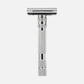 Rockwell T2 Adjustable Safety Razor - White Chrome