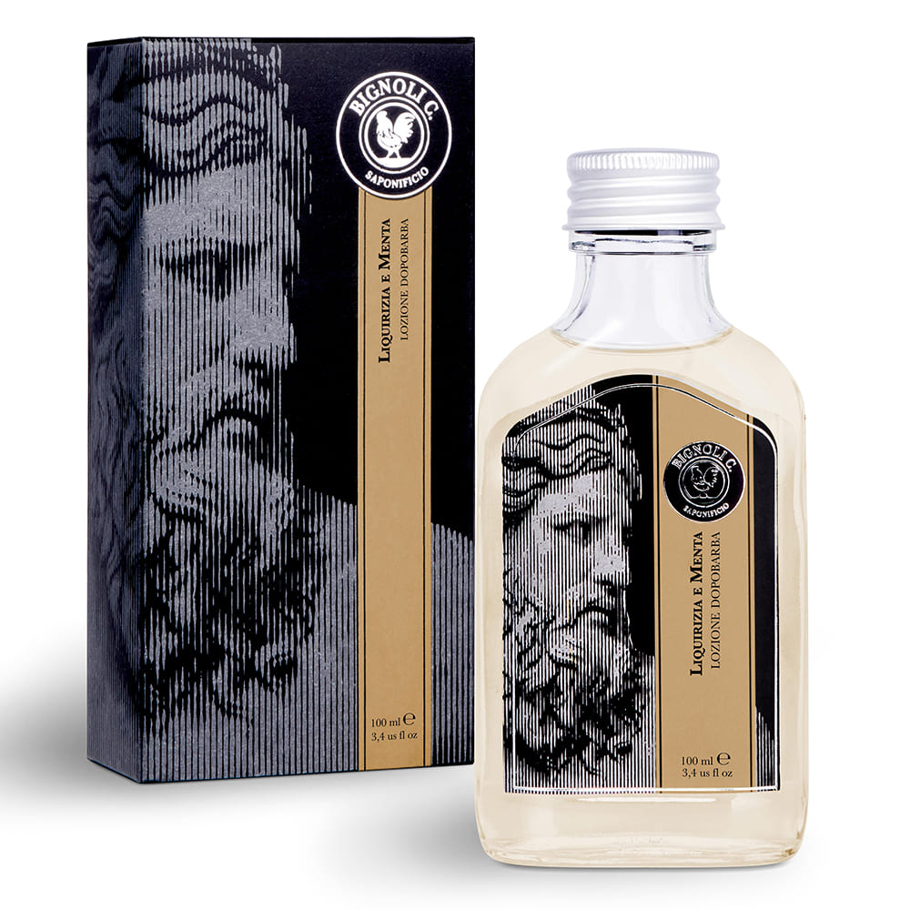 Saponificio Bignoli Liquirizia and Menta Aftershave Lotion 100ml