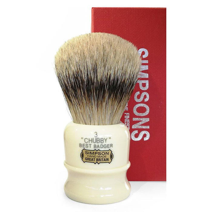 Simpsons Chubby 3 Best Badger Shaving Brush