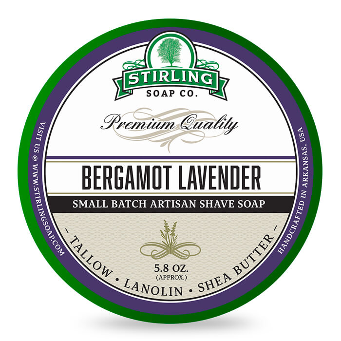 Stirling Bergamot & Lavender Shaving Soap 170ml