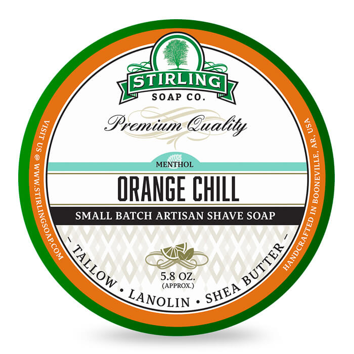 Stirling Orange Chill Shaving Soap 170ml