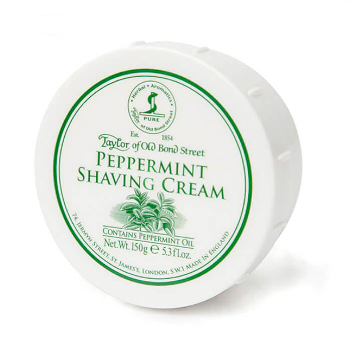 Taylor of Old Bond Street Peppermint Shaving Cream 150g