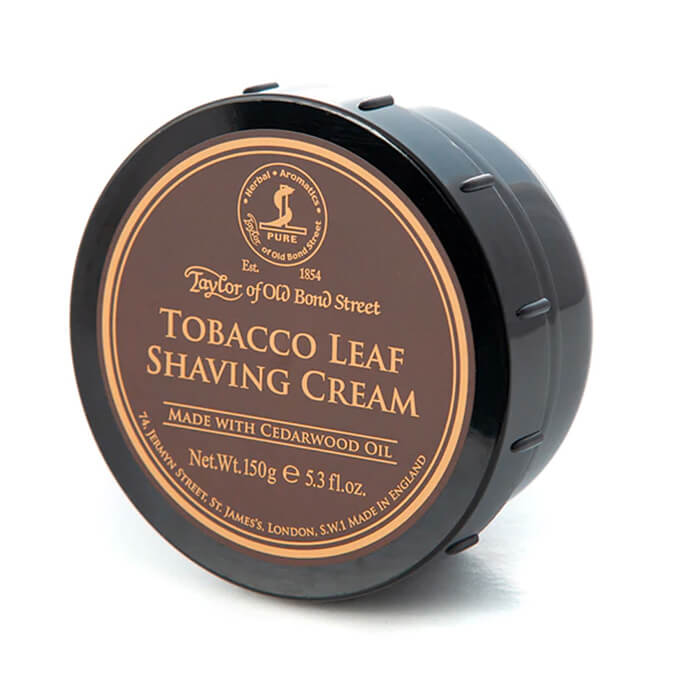 Taylor of Old Bond Street Tobacco Leaf Shaving Cream 150g