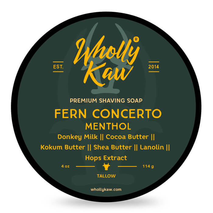 Wholly Kaw Fern Concerto Shaving Soap 114g
