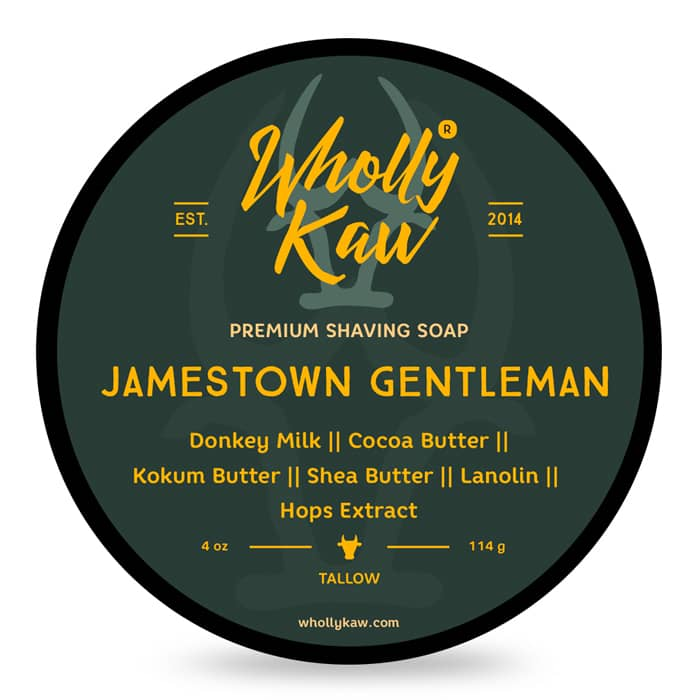 Wholly Kaw Jamestown Gentleman Shaving Soap 114g