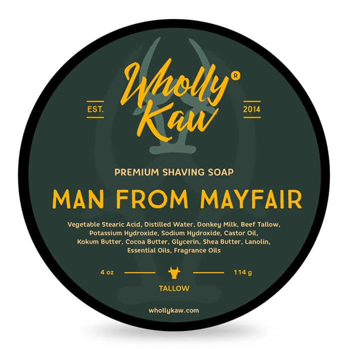Wholly Kaw Man from Mayfair Shaving Soap 114g