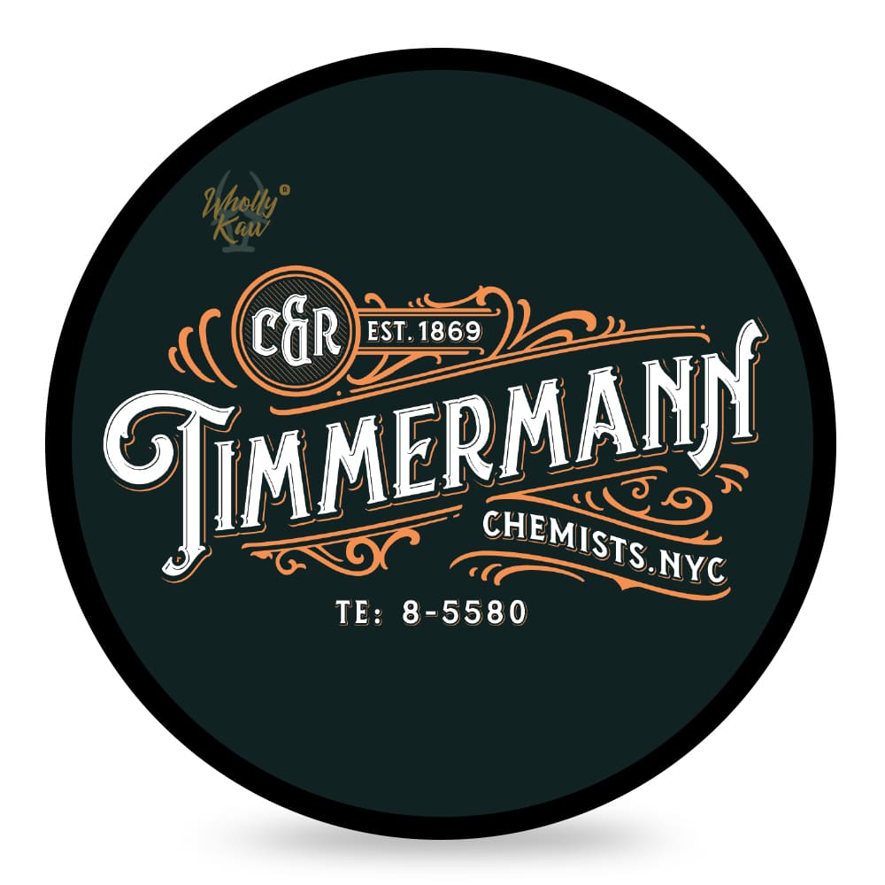 Wholly Kaw Timmermann Black Shaving Soap 114g