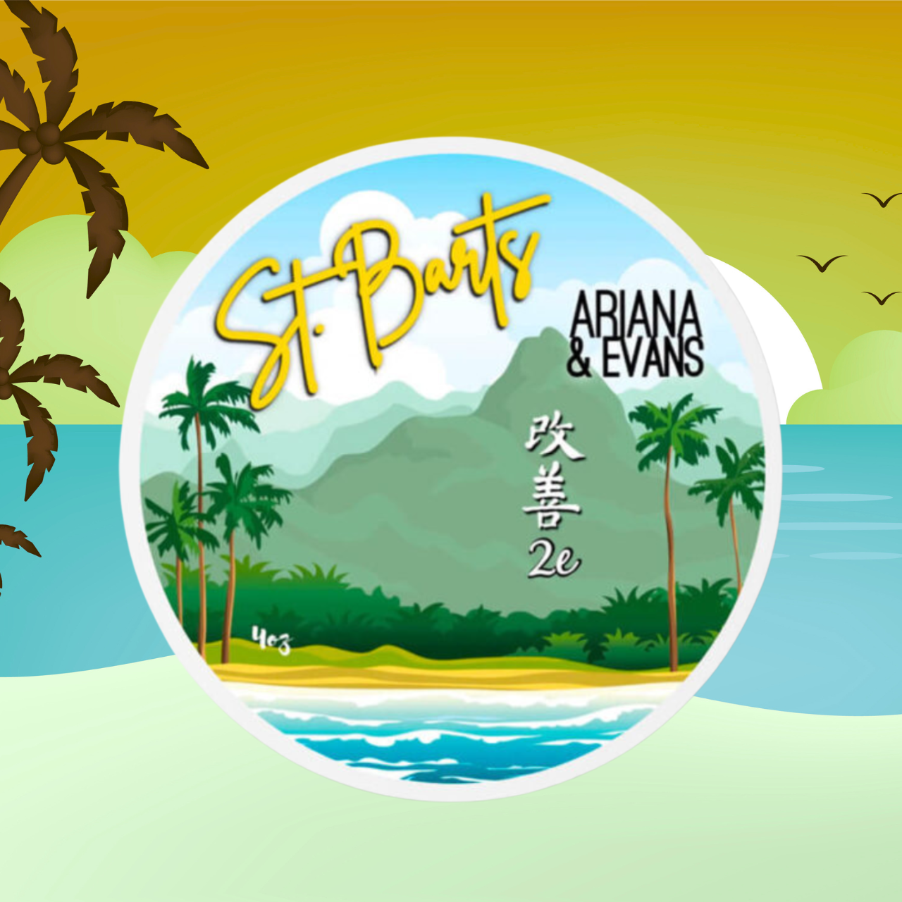 Ariana & Evans Shaving Soap St Barts