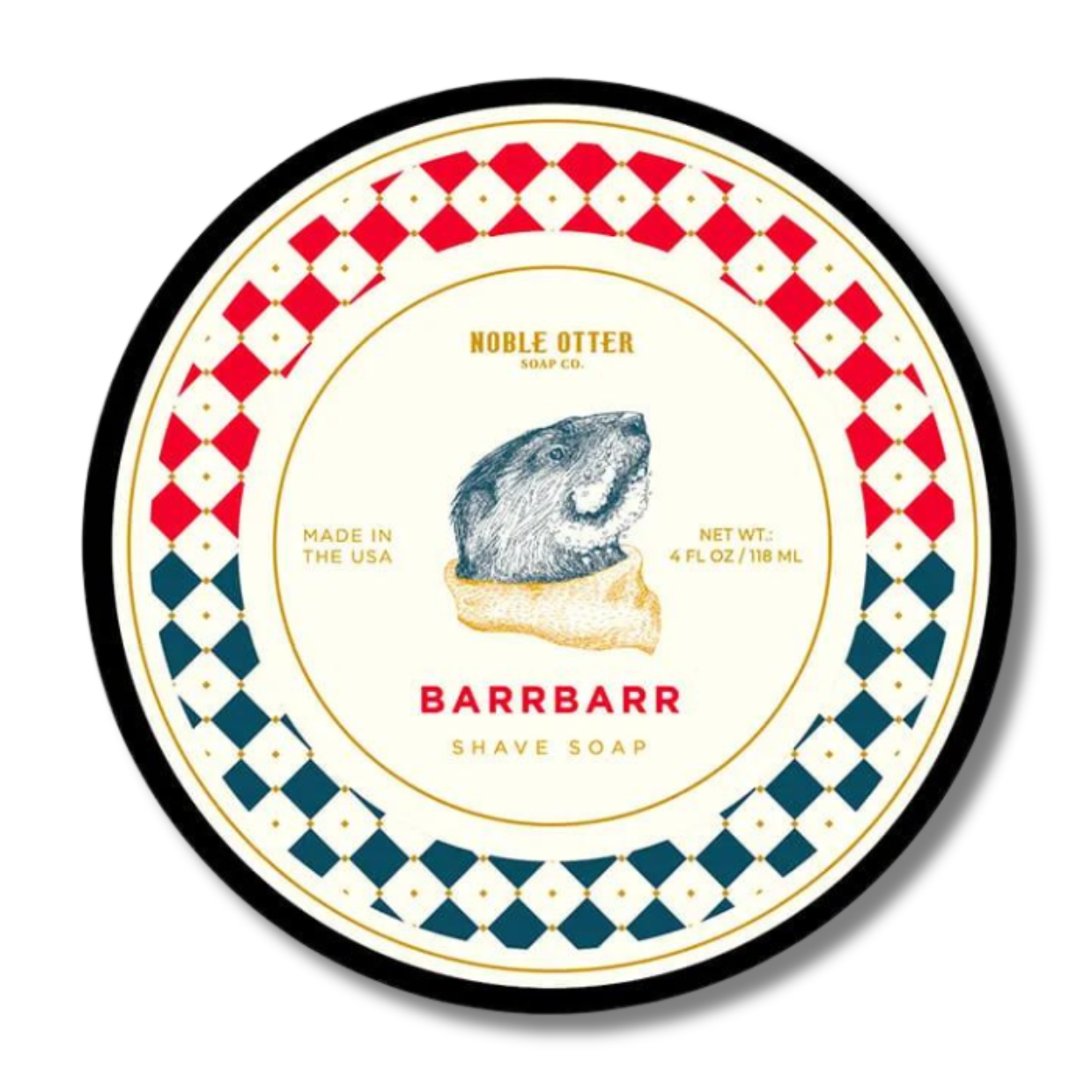 Noble Otter Barrbarr Shaving Soap | Agent Shave | Wet Shaving Supplies UK