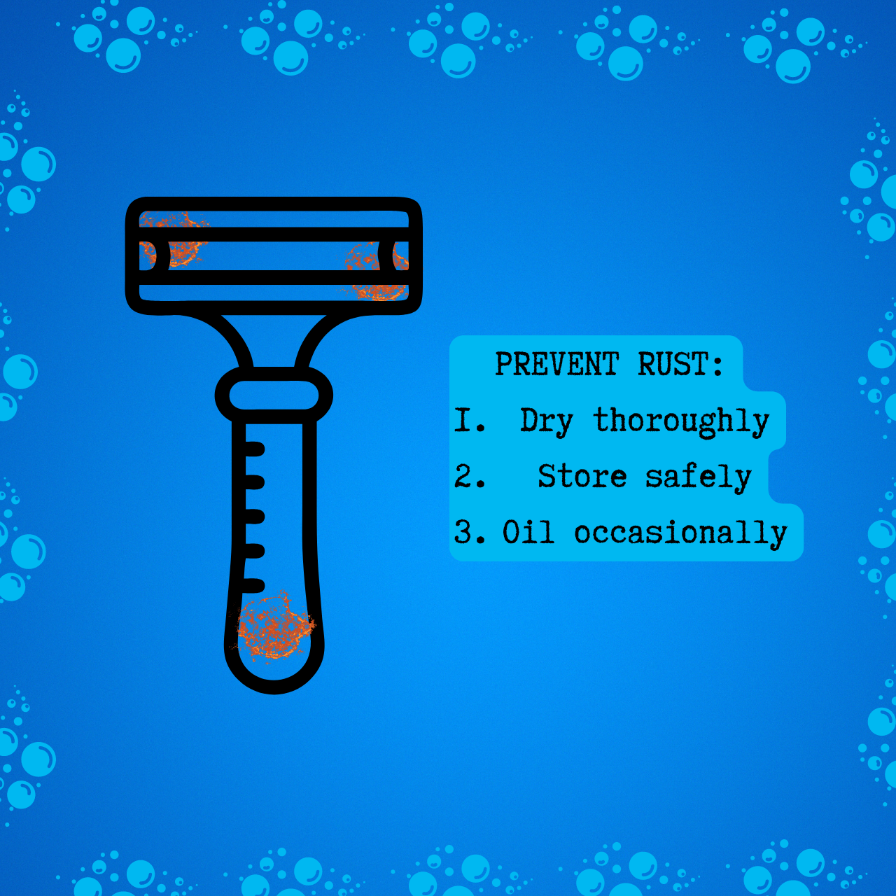 How to prevent rust on safety razor | Agent Shave