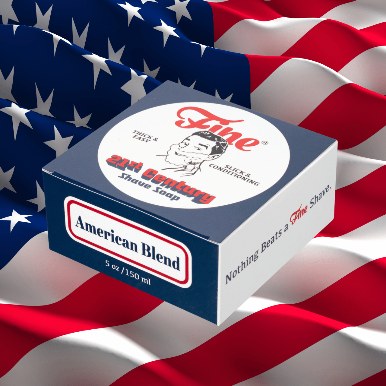 Fine American Blend Shaving Soap | Agent Shave | Wet Shaving Supplies UK