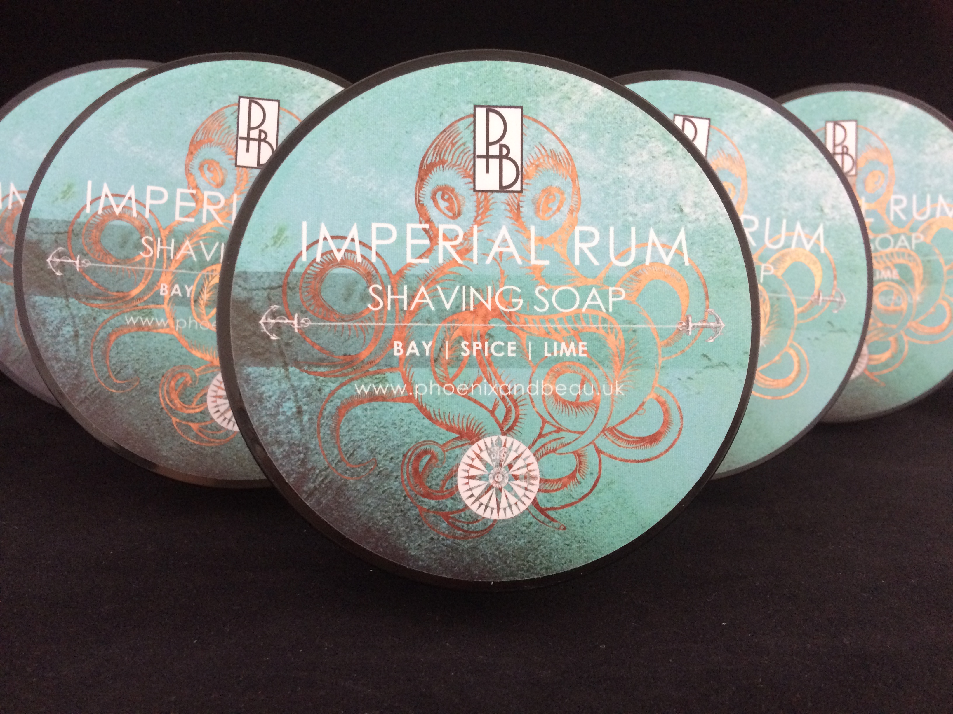 Phoenix & Beau Imperial Rum Shaving Soap | Agent Shave