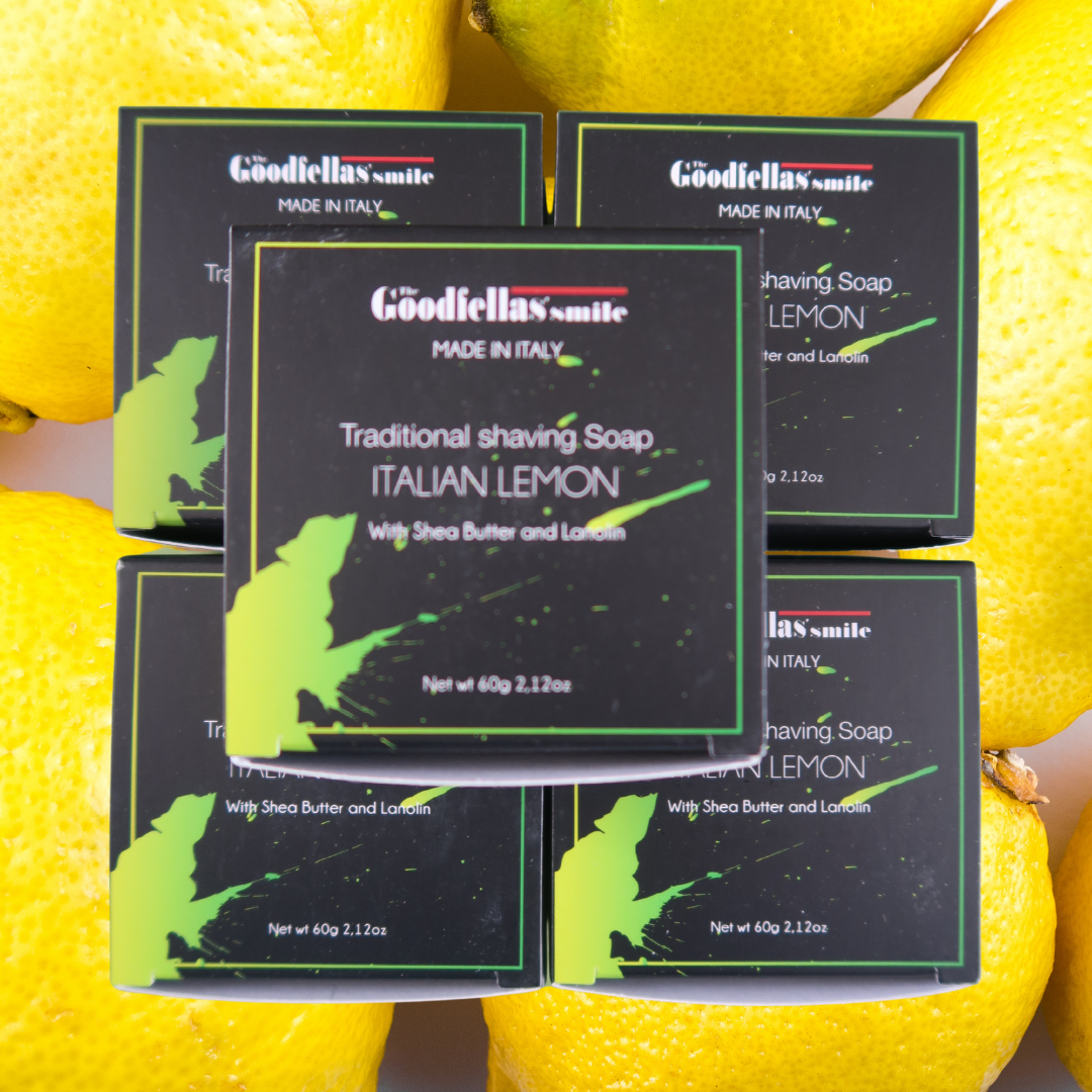 The Goodfellas Smile Italian Lemon Shaving Soap | Agent Shave | Wet Shaving Supplies UK