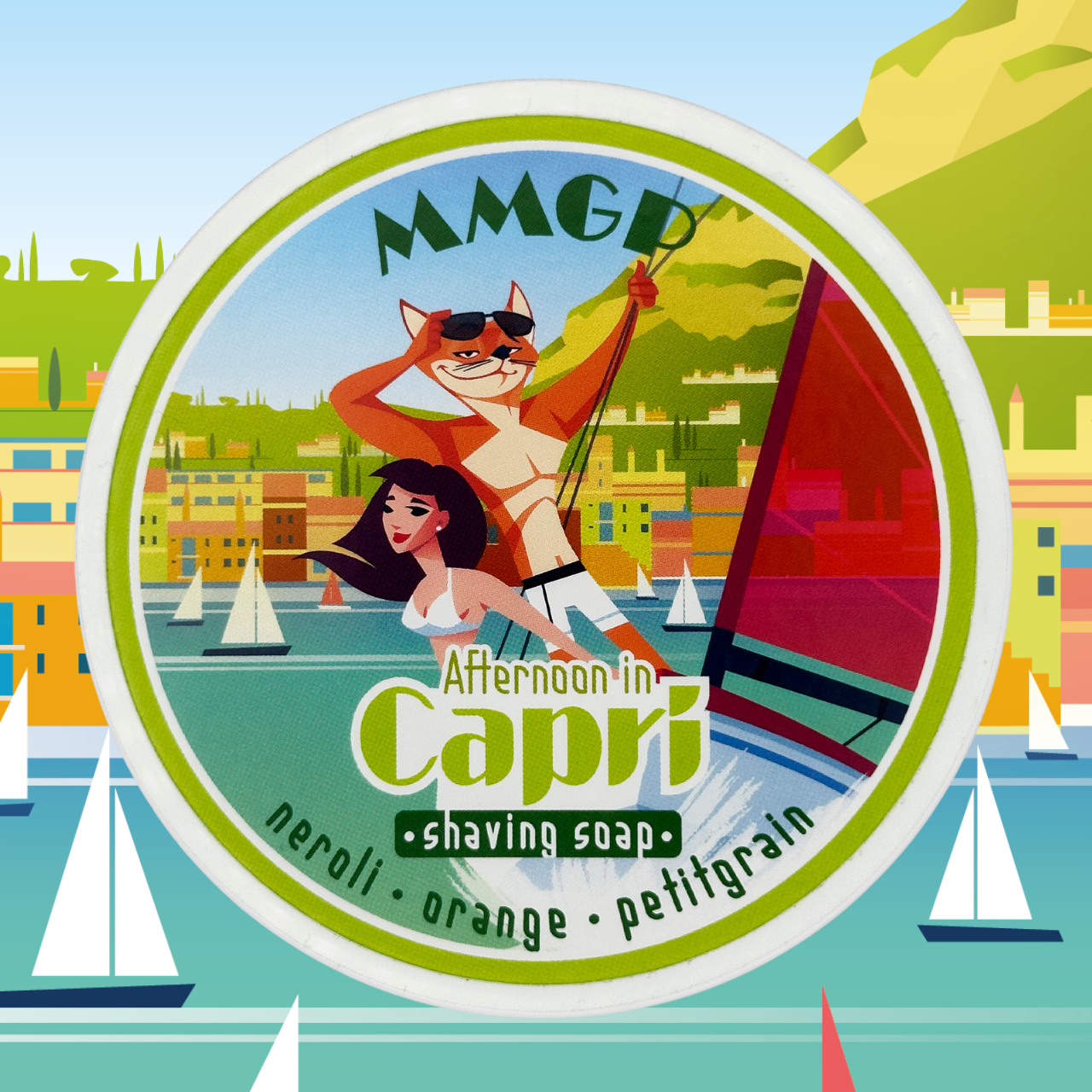 MMGP Afternoon in Capri Shaving Soap | Agent Shave | Wet Shaving Supplies UK