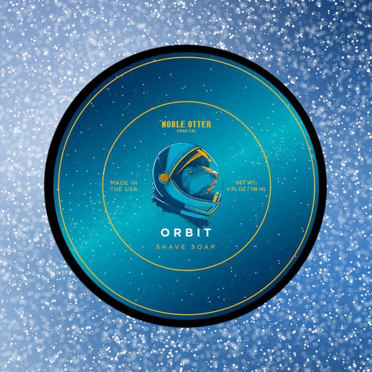 Noble Otter Orbit Shaving Soap | Agent Shave | Wet Shaving Supplies